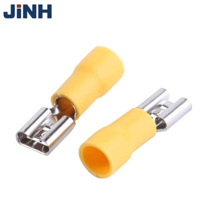 Jinh Female Pre-insulated Connector Fdd5.5-250 Small Wire Flat Screw Cable Terminal Lugs